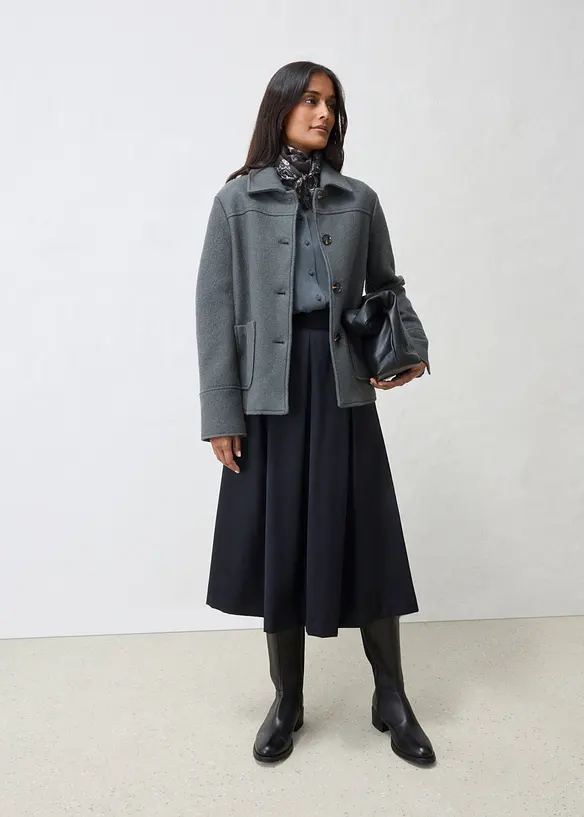 Bomber con lana cotta, bonprix