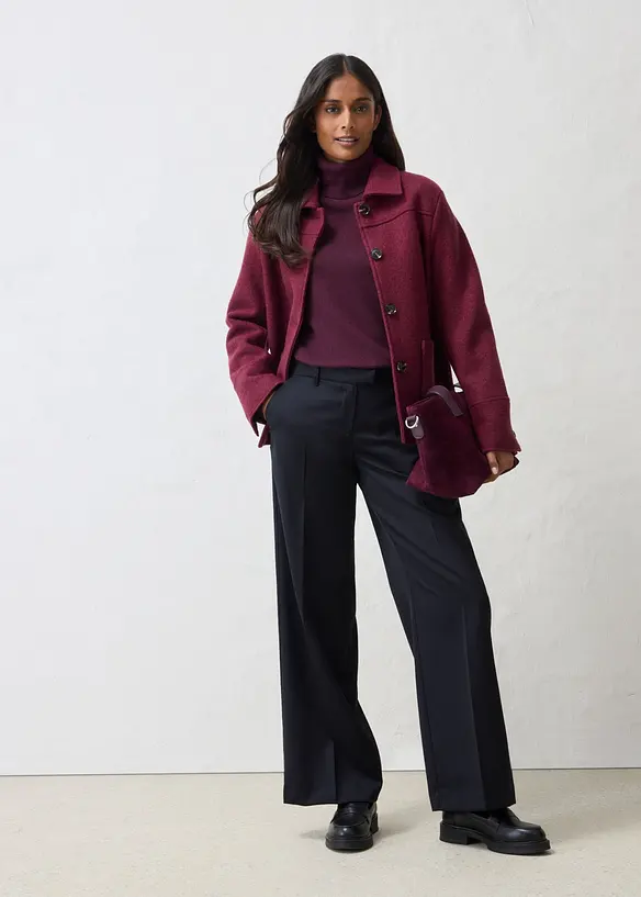 Bomber con lana cotta, bonprix