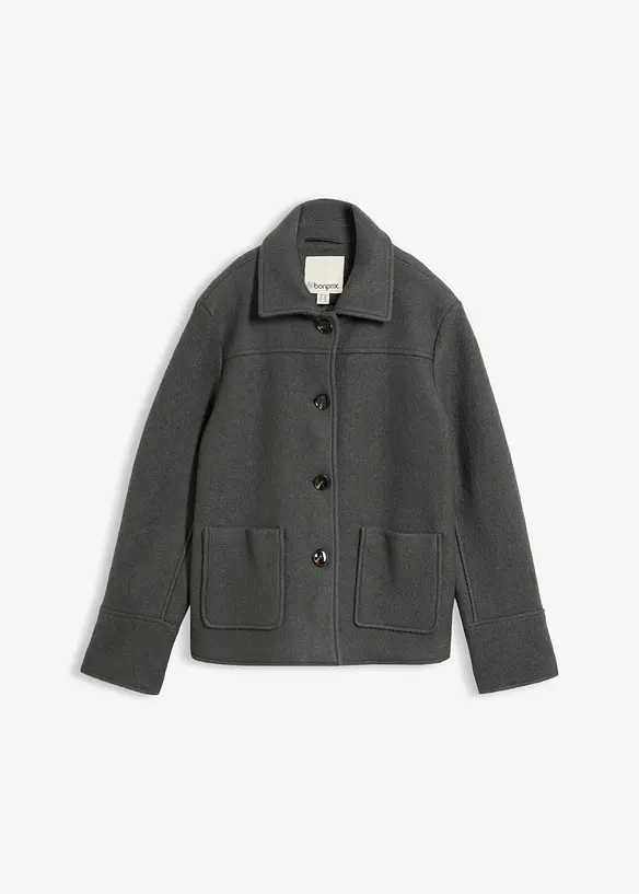 Bomber con lana cotta, bonprix