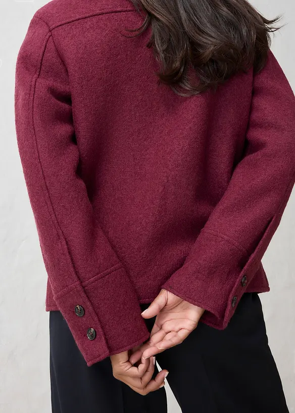 Bomber con lana cotta, bonprix