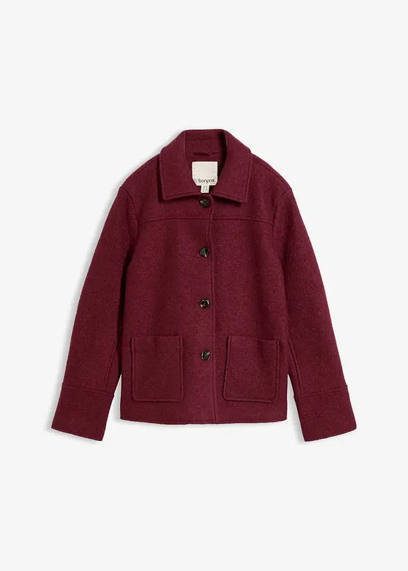 Bomber con lana cotta, bonprix