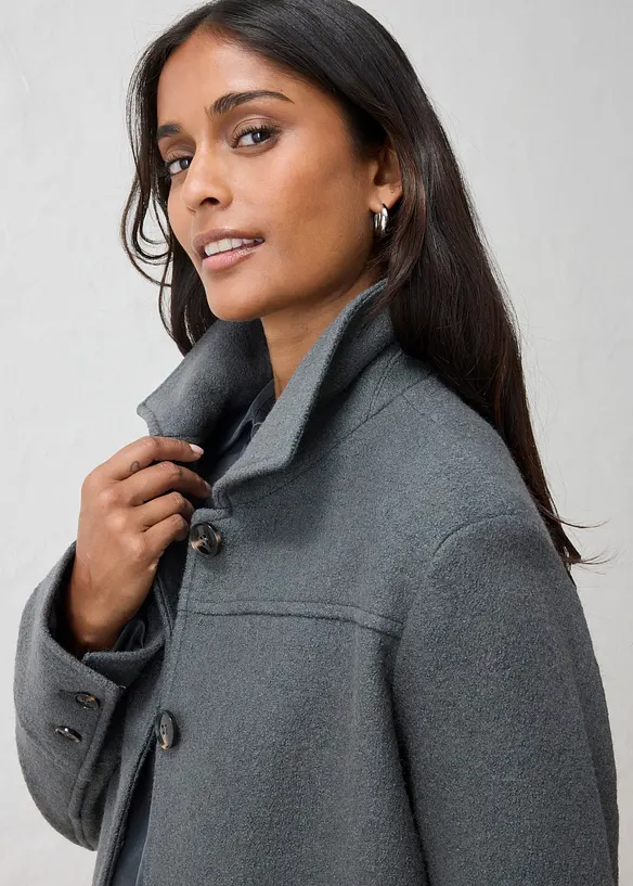 Bomber con lana cotta, bonprix