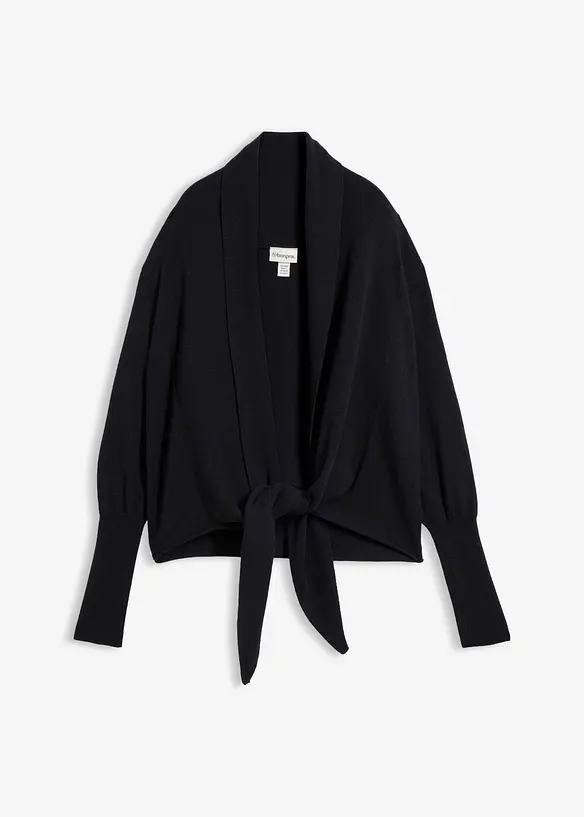 Cardigan in misto lana morbido, bonprix