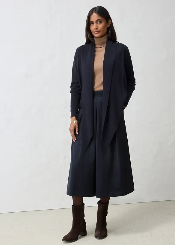 Cardigan in misto lana morbido, bonprix
