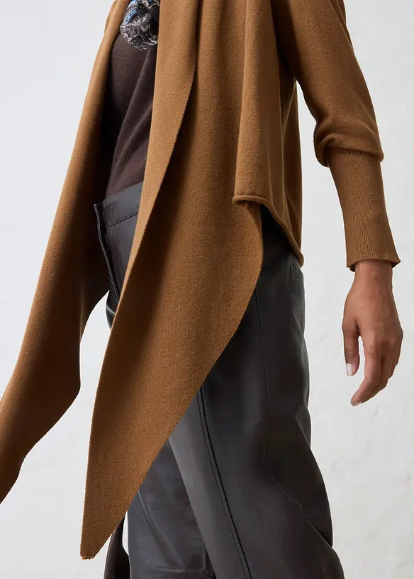 Cardigan in misto lana morbido, bonprix