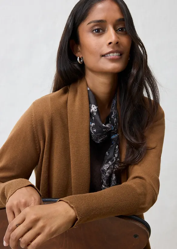 Cardigan in misto lana morbido, bonprix