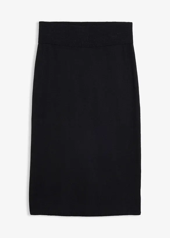 Gonna in morbida maglia misto lana, bonprix