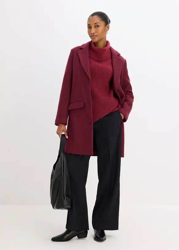 Maglione in misto lana morbido, bonprix