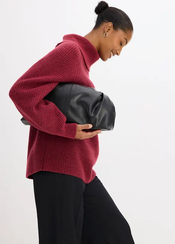 Maglione in misto lana morbido, bonprix