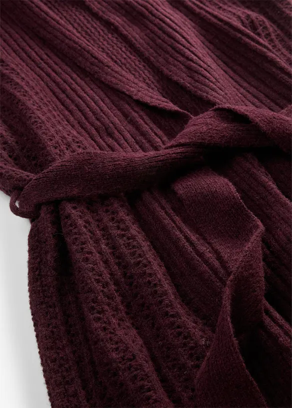 Gilet in maglia traforata di misto lana morbido, bonprix