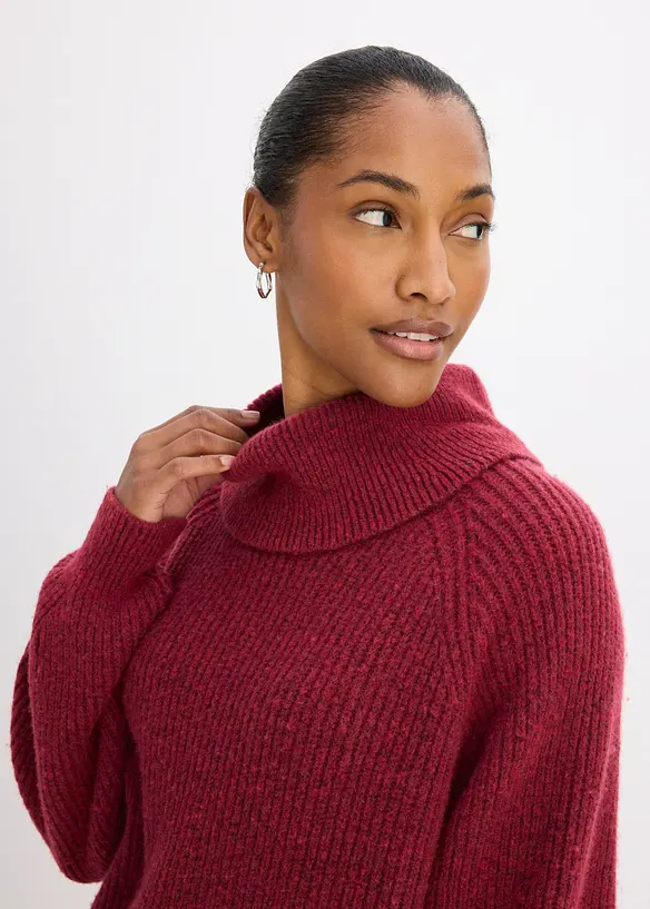 Maglione in misto lana morbido, bonprix