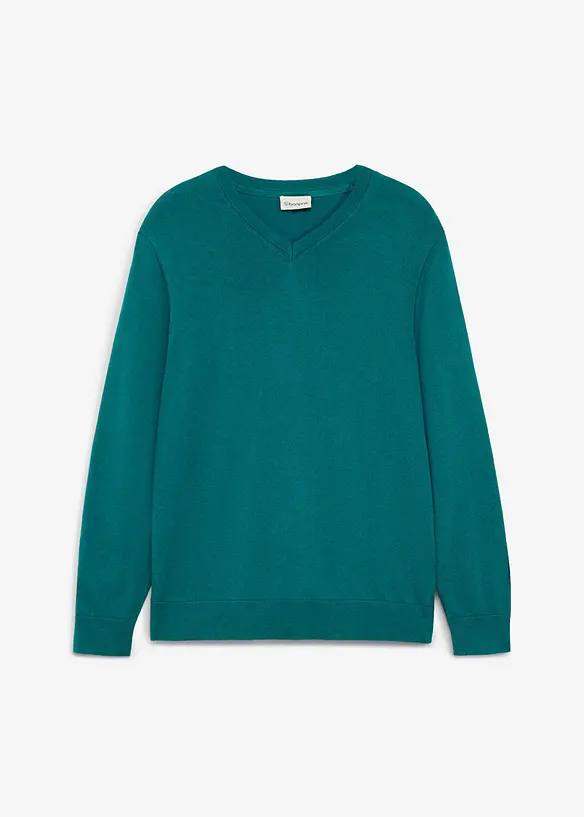 Maglione in misto cotone morbido a filato fine, bonprix