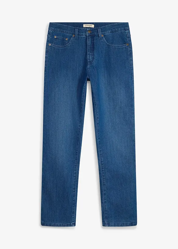 Jeans termici classic fit con fodera in jersey, straight, bonprix