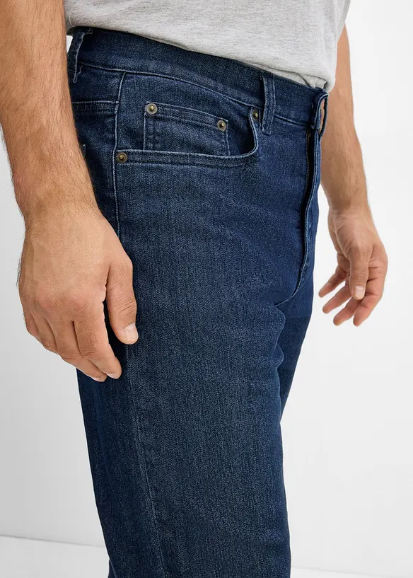 Jeans termici classic fit con fodera in jersey, straight, bonprix