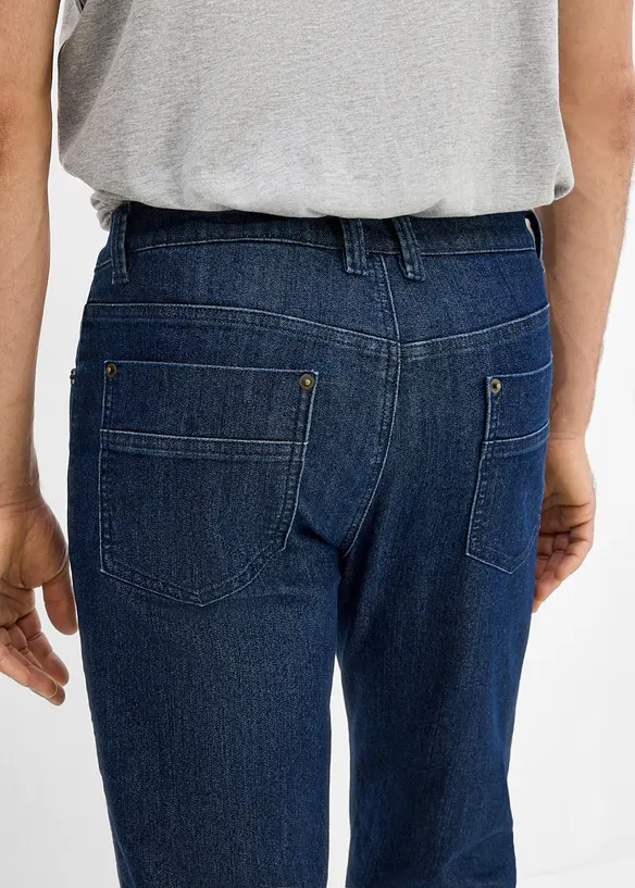 Jeans termici classic fit con fodera in jersey, straight, bonprix