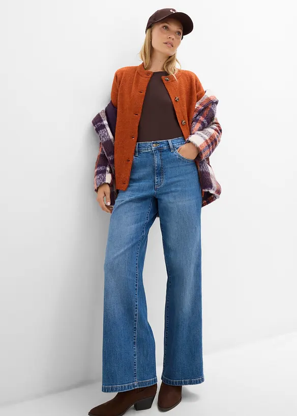 Jeans wide leg, bonprix