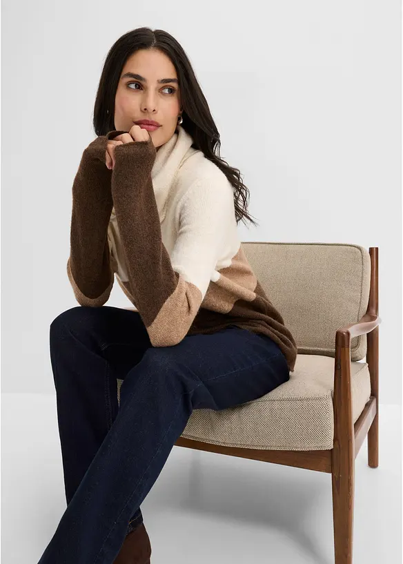 Maglione a collo alto, bonprix