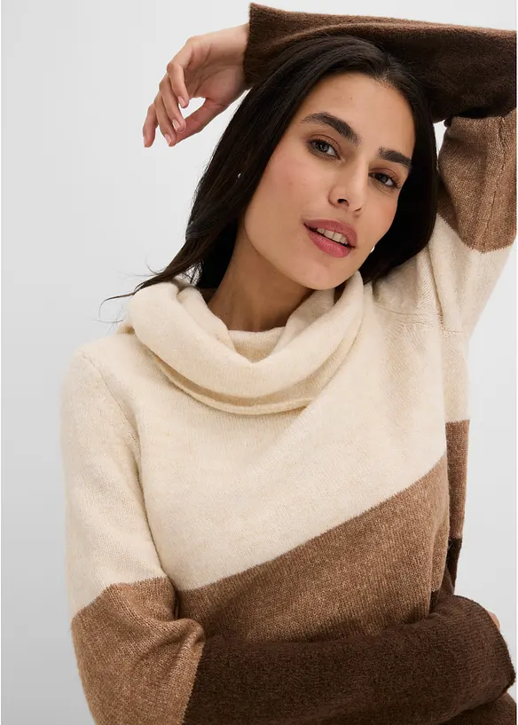 Maglione a collo alto, bonprix