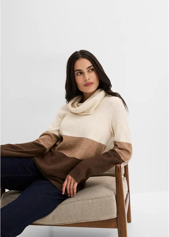 Maglione a collo alto, bonprix