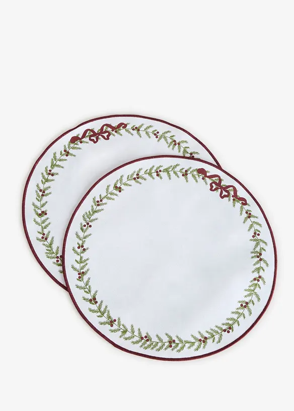 Tovagliette americane in cotone biologico (pacco da 2), bonprix