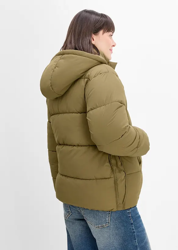 Giacca pr&eacute;maman imbottita e idrorepellente 3 in 1 con inserto babywearing, bonprix