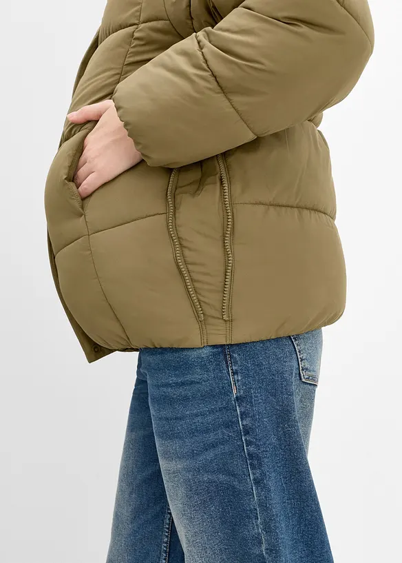 Giacca pr&eacute;maman imbottita e idrorepellente 3 in 1 con inserto babywearing, bonprix