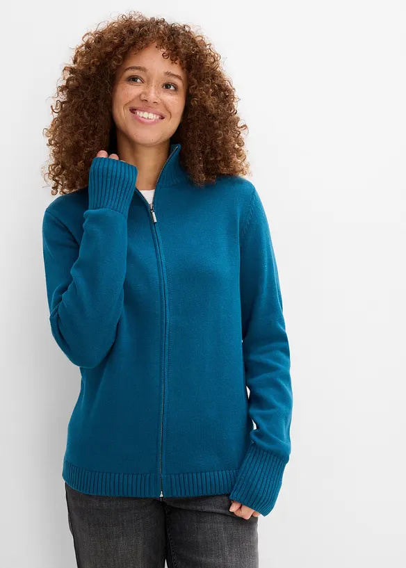 Cardigan in puro cotone biologico, bonprix