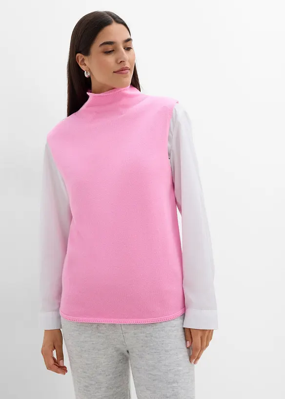 Gilet in maglia di puro cotone, bonprix