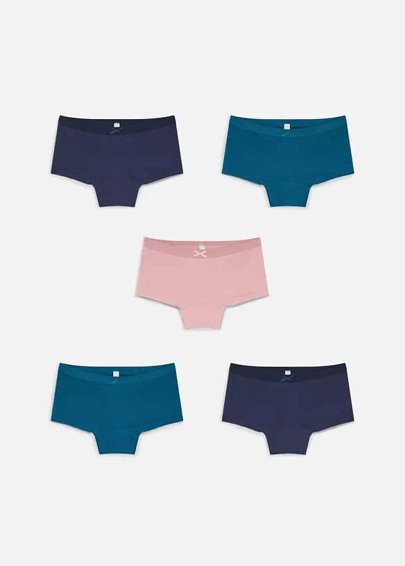 Panty con morbido cotone (pacco da 5), bonprix