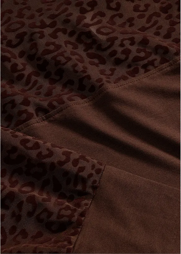 Maglia a maniche lunghe in misto viscosa morbido, bonprix