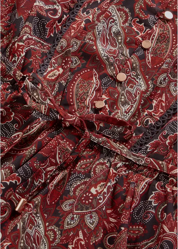 Abito paisley in chiffon, bonprix