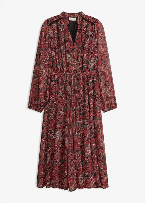 Abito paisley in chiffon, bonprix