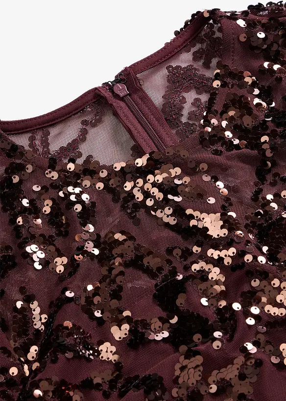 Tuta elegante con ricami e paillettes, bonprix