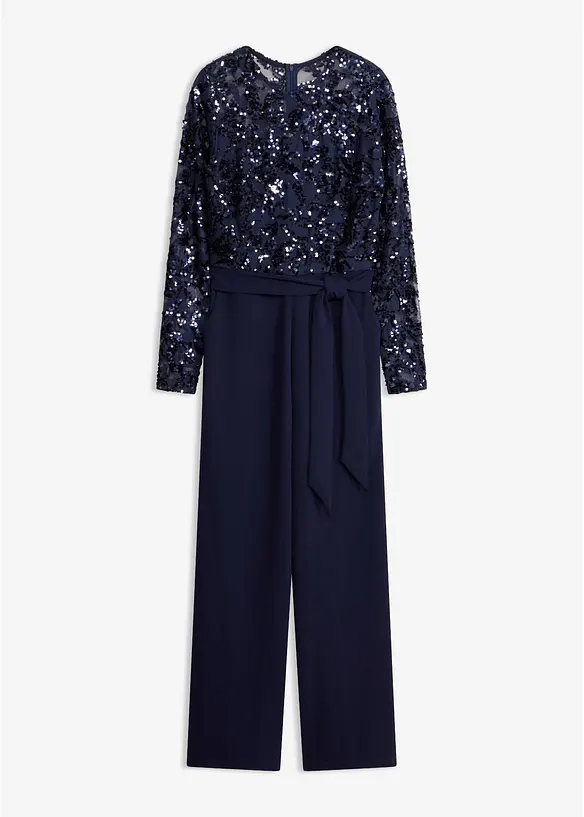 Tuta elegante con ricami e paillettes, bonprix