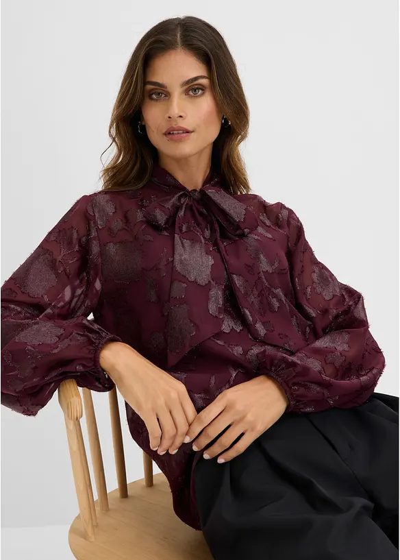 Blusa ricamata, bonprix