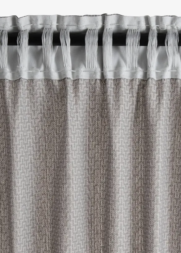 Tenda jacquard in cotone biologico (pacco da 1), bonprix