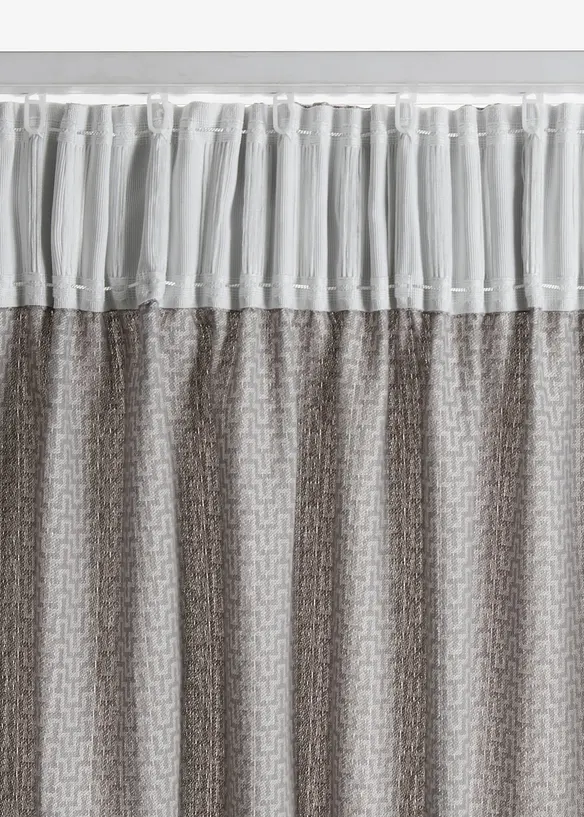 Tenda jacquard in cotone biologico (pacco da 1), bonprix