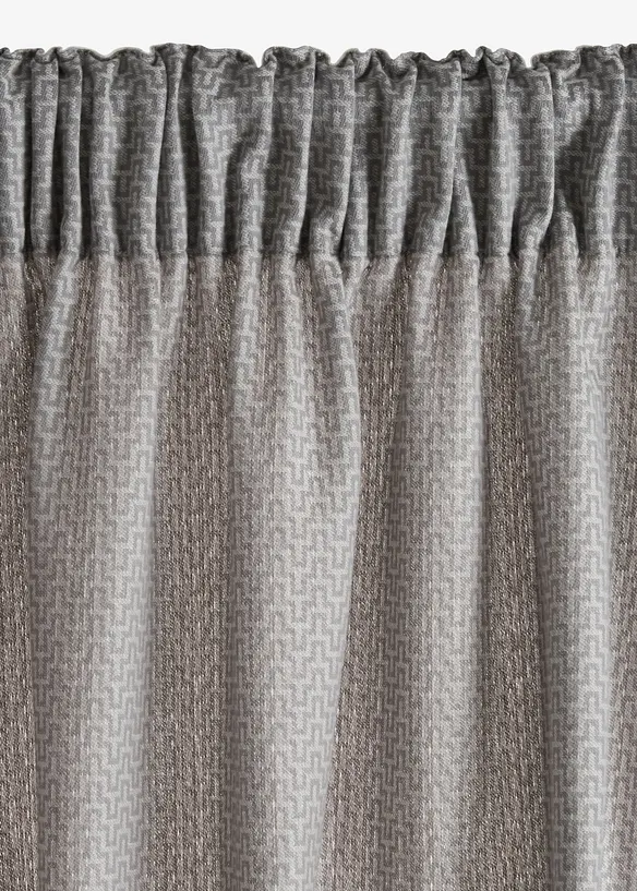 Tenda jacquard in cotone biologico (pacco da 1), bonprix