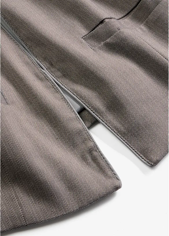 Blazer in simil lana con trama spigata, bonprix
