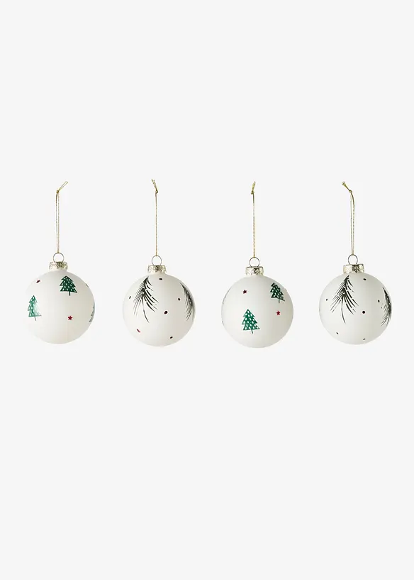 Palline di Natale (pacco da 4), bonprix