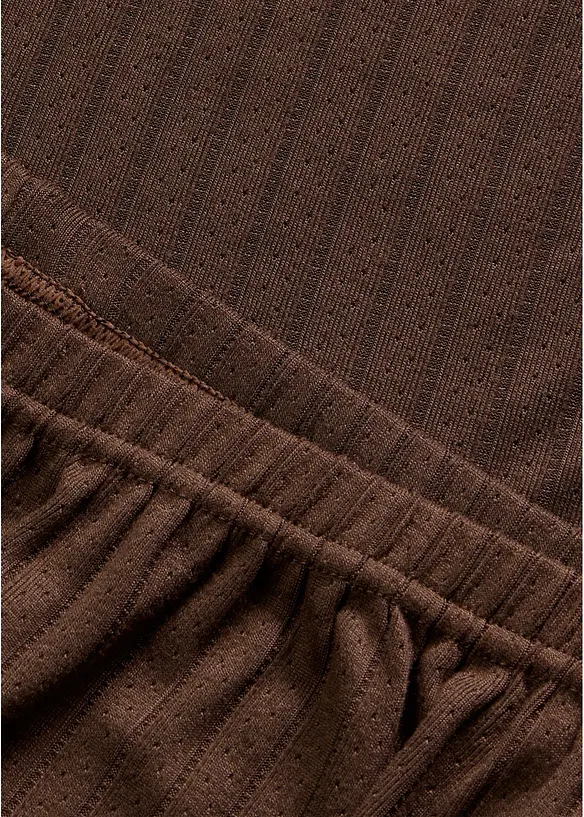Pigiama in morbido jersey pointelle, bonprix