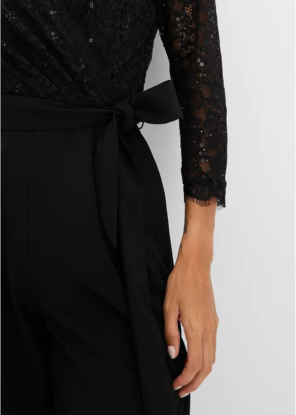 Tuta con pizzo, bonprix