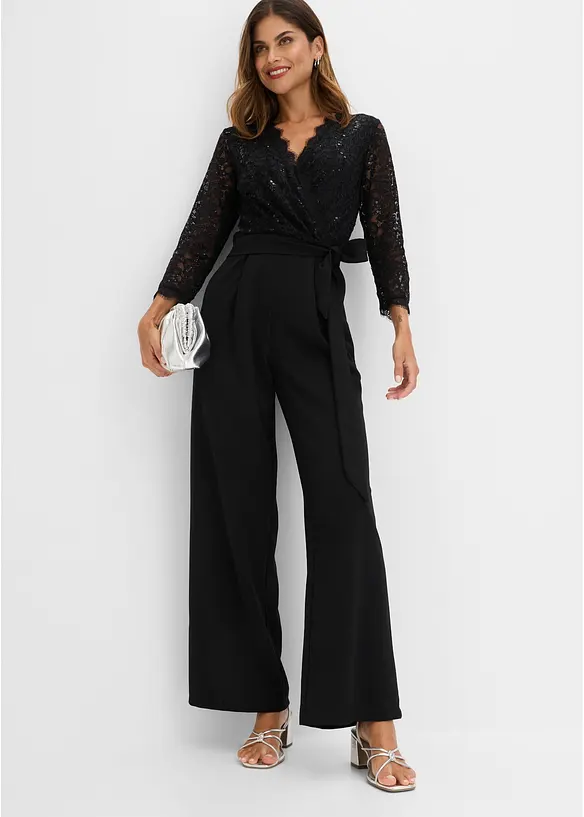 Tuta con pizzo, bonprix