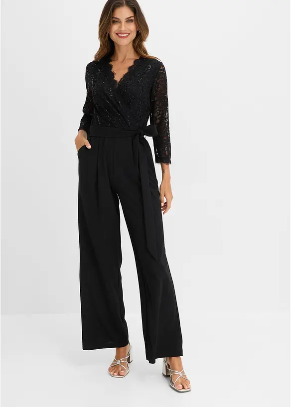 Tuta con pizzo, bonprix