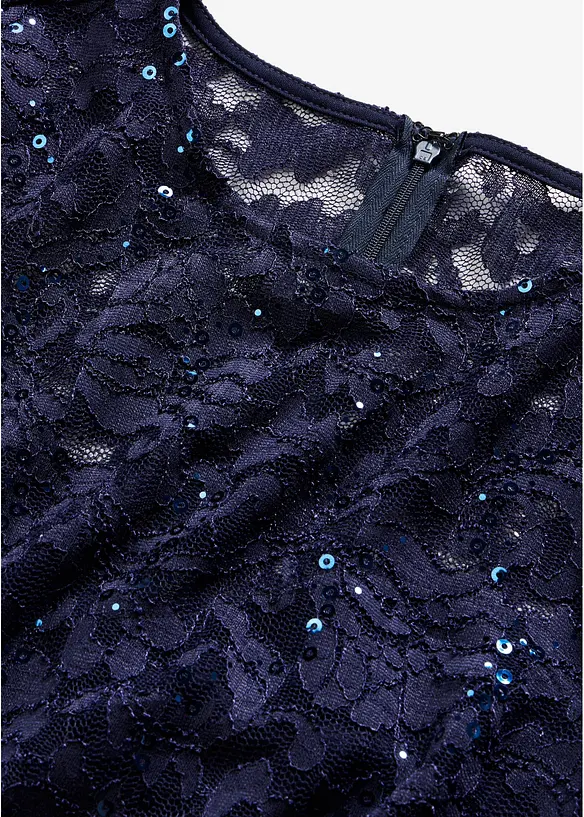 Abito in pizzo con paillettes luccicanti, bonprix