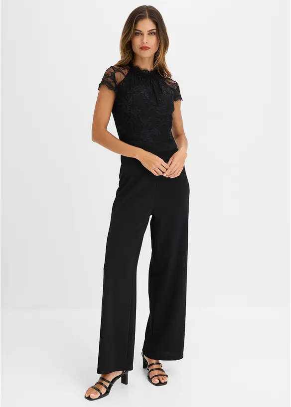 Tuta con pizzo, bonprix