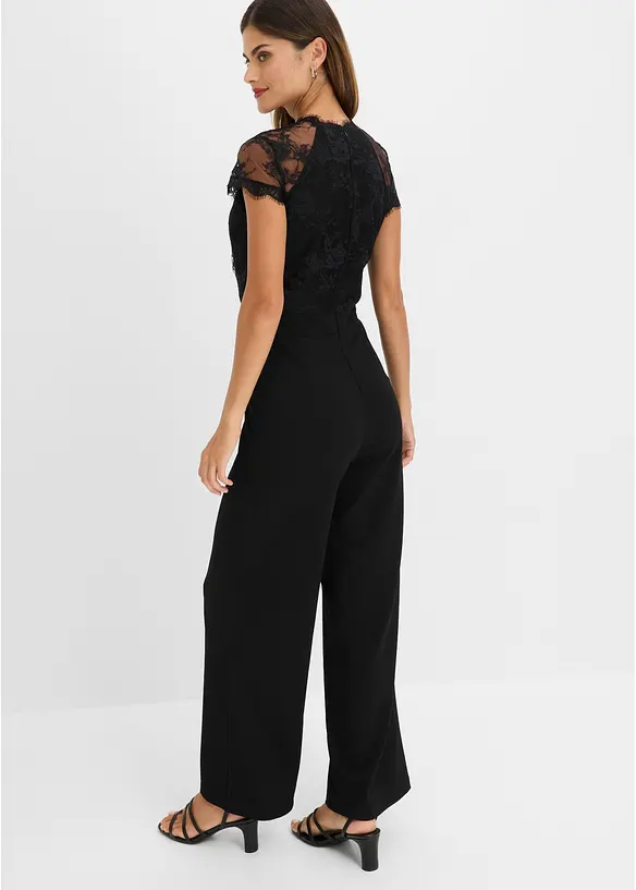Tuta con pizzo, bonprix