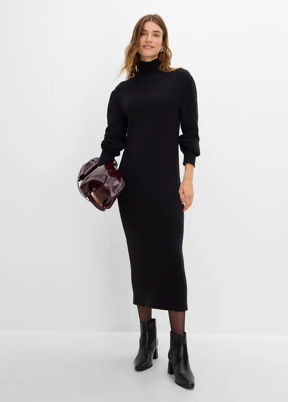 Abito in maglia di misto viscosa morbido, bonprix