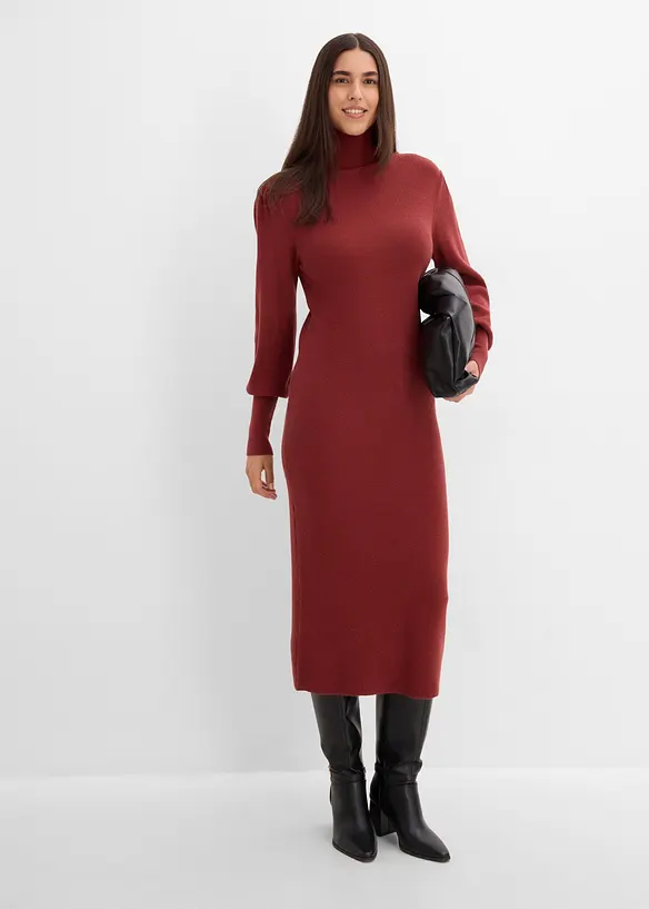 Abito in maglia di misto viscosa morbido, bonprix