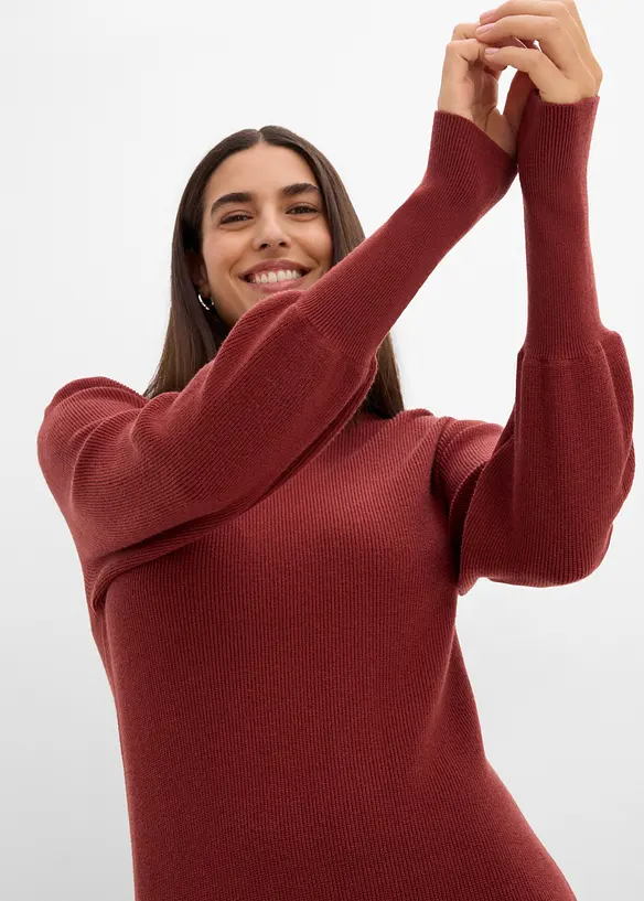 Abito in maglia di misto viscosa morbido, bonprix